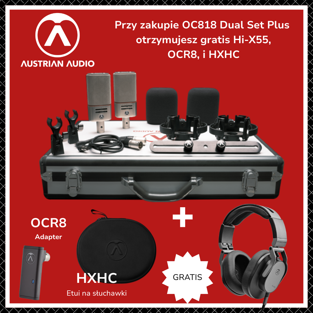 Austrian Audio OC818 Dual Set PLUS – Pełna kontrola nad dźwiękiem i mobilność